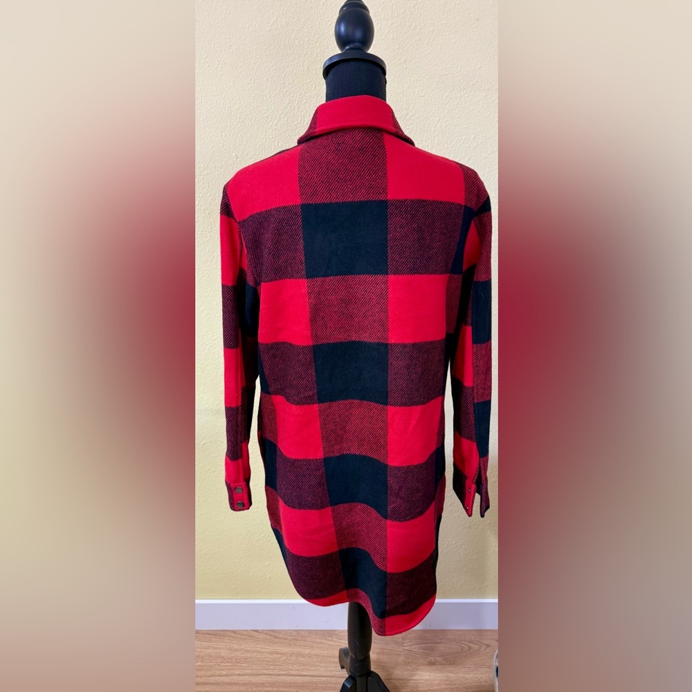 Karen Hart Flannel Button Up Duster/Jacket View 3